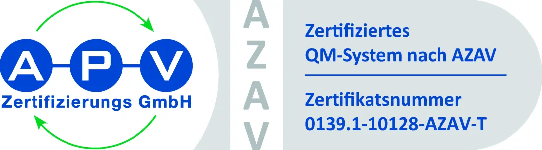 APV Zertifizierung der Coachings nach AZAV. Zertifikatsnummer 0139-0366-AZAV-T